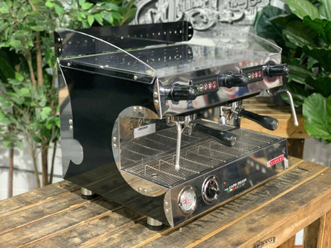San Remo Capri Deluxe - 2 Group Commercial Espresso Machine - Black