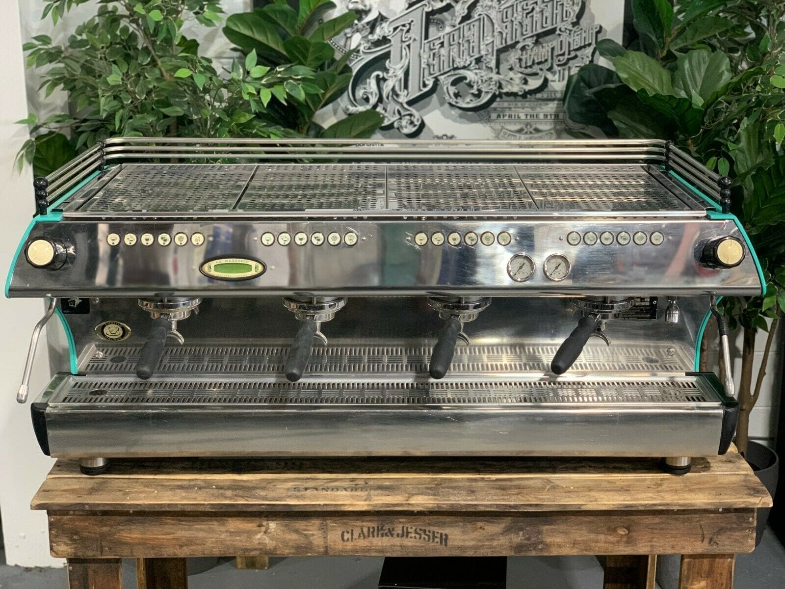 La Marzocco FB80 - 4 Group Commercial Espresso Machine - Aqua