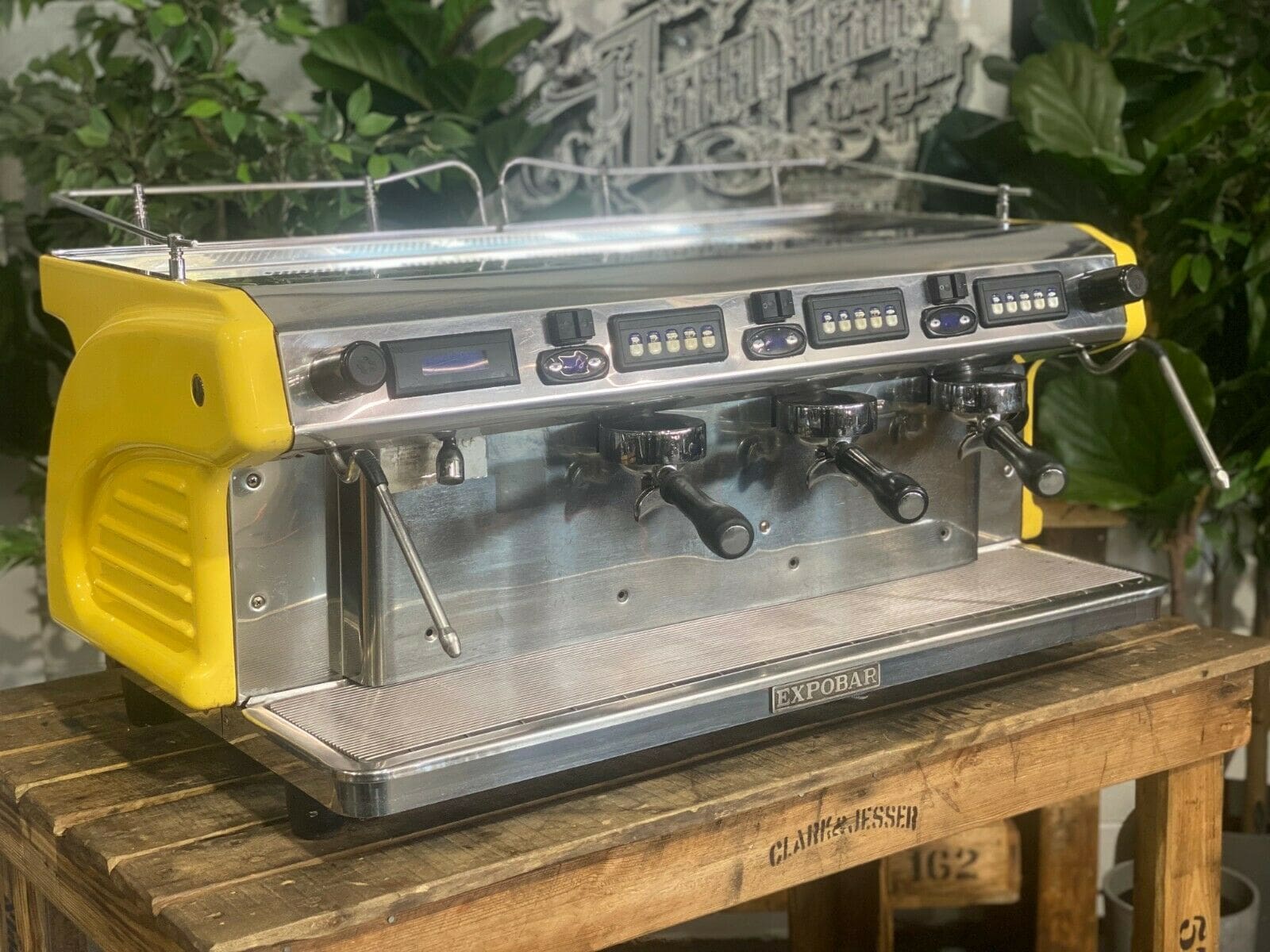 Expobar Ruggero - 3 Group Commercial Espresso Machine - Yellow