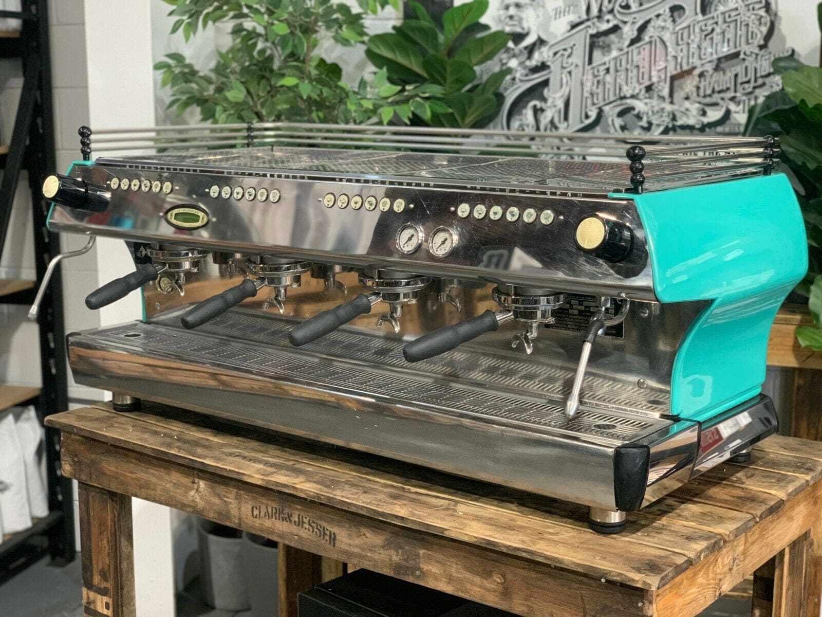 La Marzocco FB80 - 4 Group Commercial Espresso Machine - Aqua