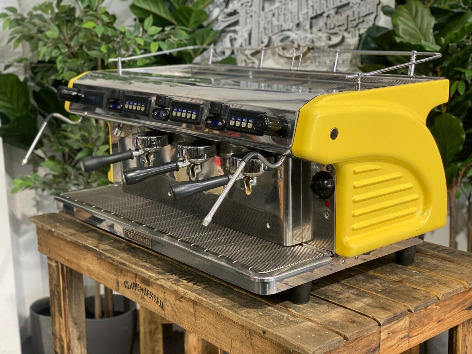 Expobar Ruggero - 3 Group Commercial Espresso Machine - Yellow