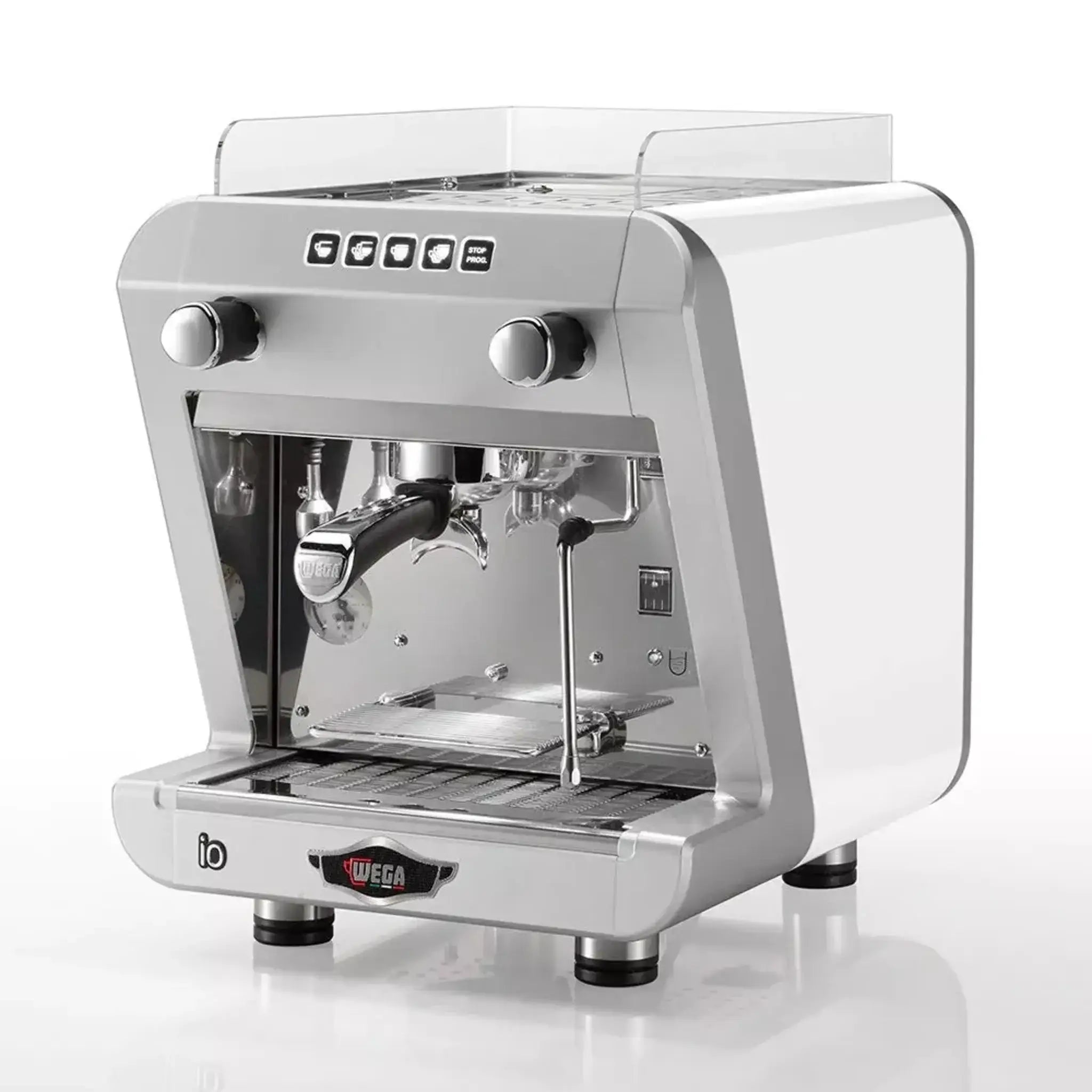 Wega IO EVD Rotary Pump - 1 Group Commercial Espresso Machine - White
