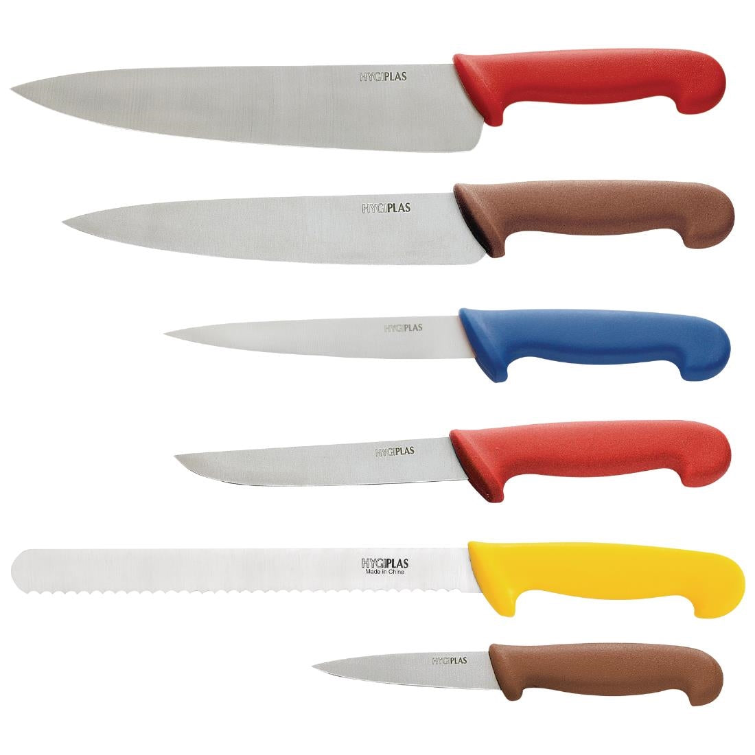 Hygiplas Colour Coded Chefs Knife Set - S088