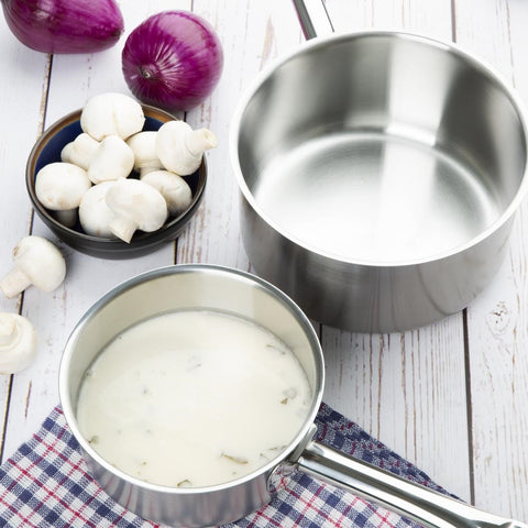 Special Offer Vogue Stainless Steel Casserole, Stew and Sauté Pan Set (Pack of 5) - S121