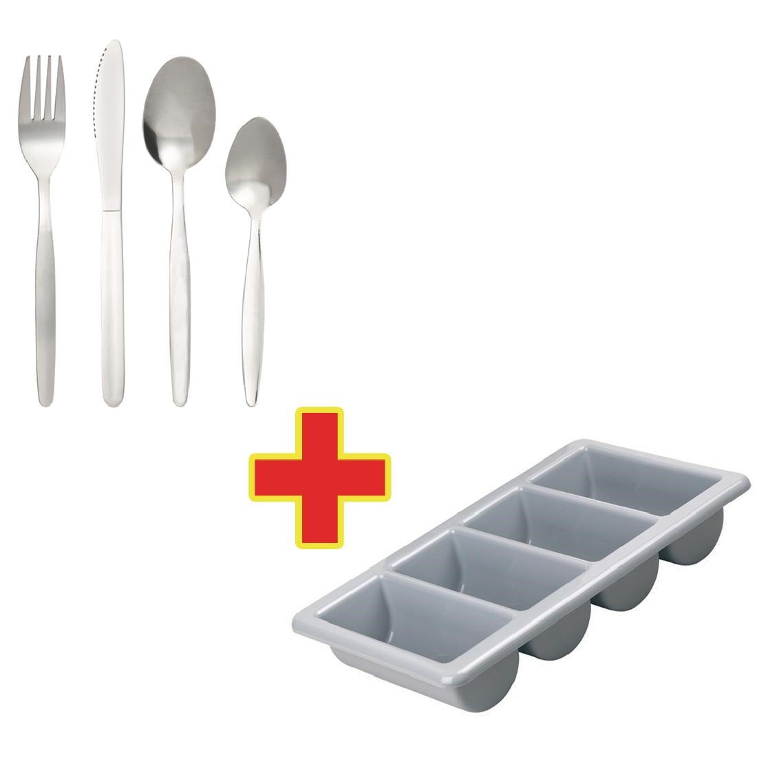 Special Offer Olympia Kelso Cutlery with Tray Combo Deal (240 Pack) - S274