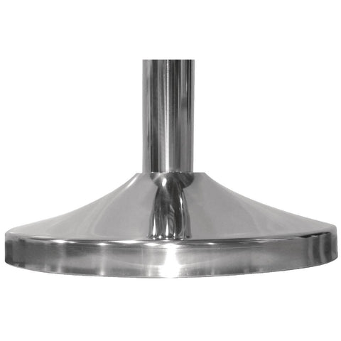 Bolero Stainless Steel Ball Top Barrier Post - S651