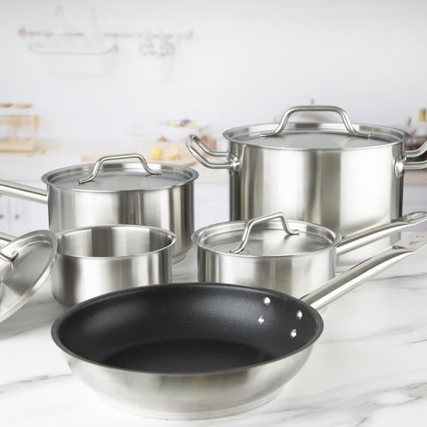 Vogue Cook Like A Pro 5-Piece Stainless Steel Cookware Set - SA693
