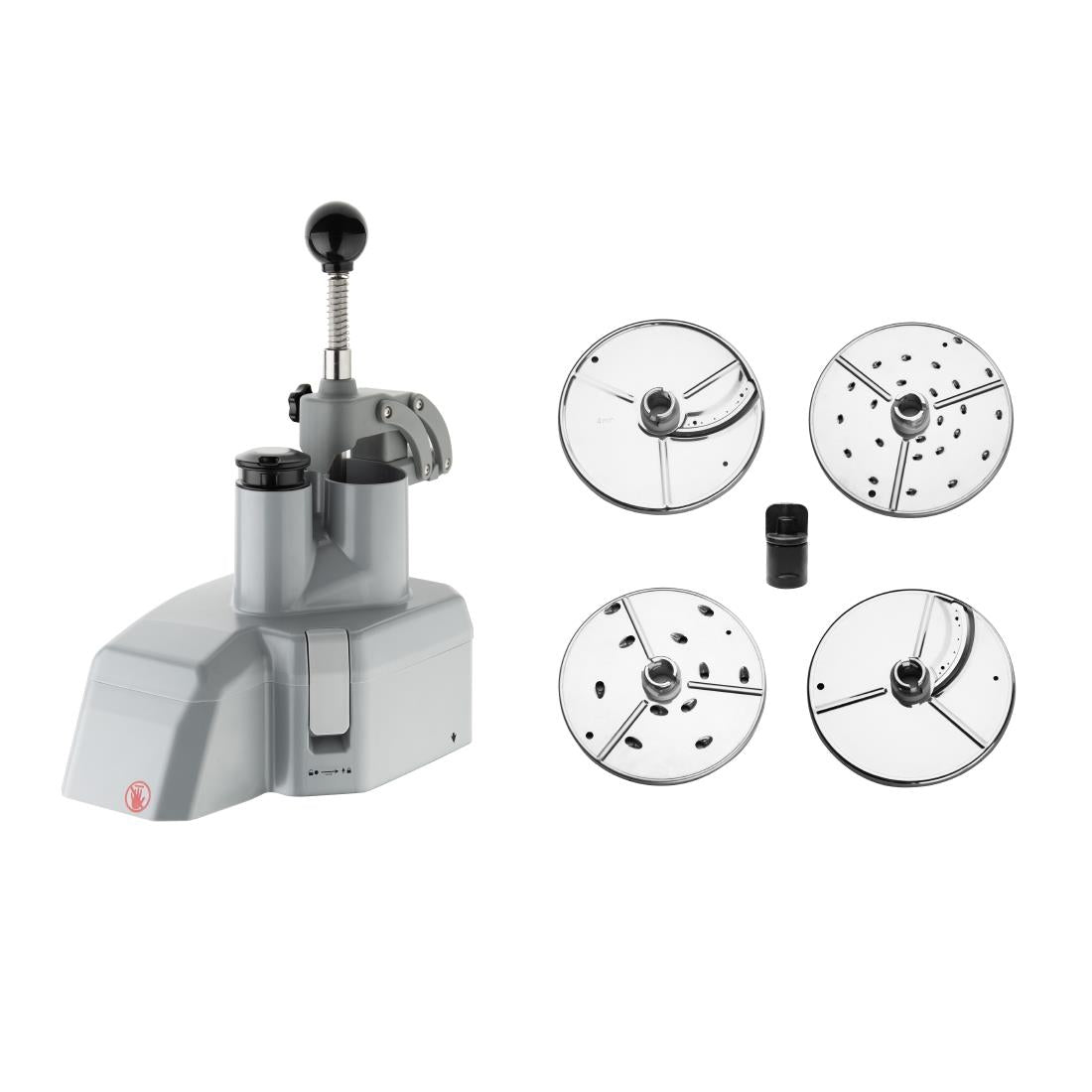 Apuro 5Ltr Bowl Cutter and Veg Prep Attachment with 4x Discs - SA799-A
