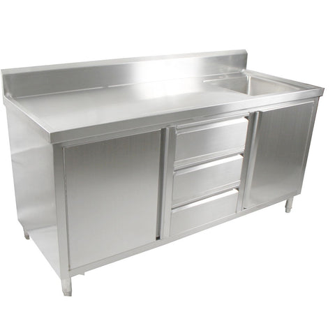 Modular Systems Cabinet With Right Sink SC-6-2100R-H