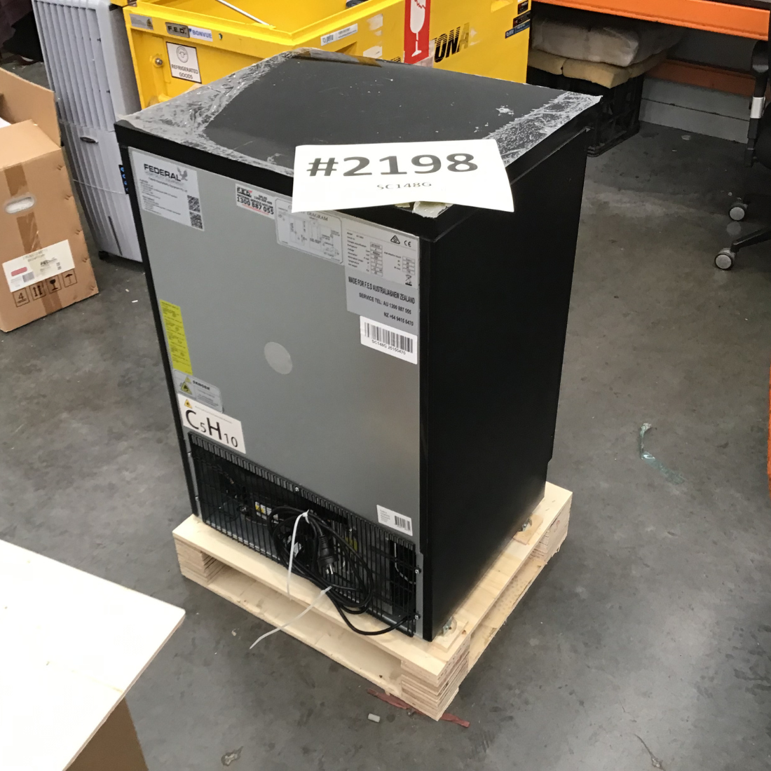 CLEARANCE - Thermaster single door Drink Cooler - SC148G-NSW2198