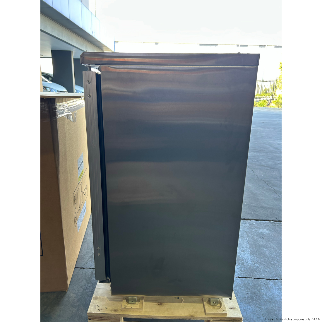 CLEARANCE - Thermaster Two Door Stainless Steel Bar Fridge/Cooler - SC248SG-QLD123
