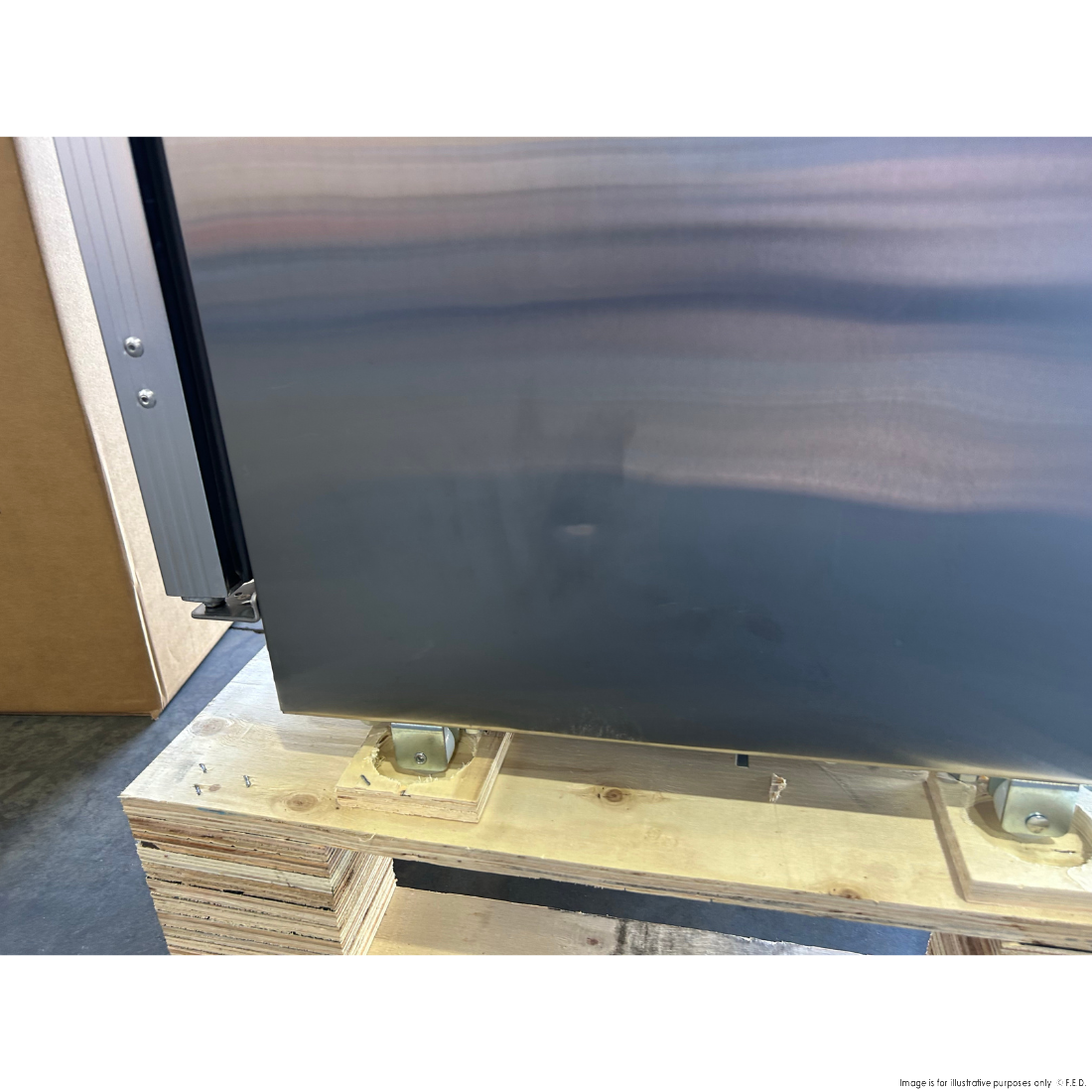 CLEARANCE - Thermaster Two Door Stainless Steel Bar Fridge/Cooler - SC248SG-QLD123