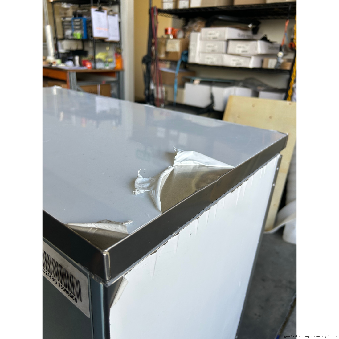 CLEARANCE - Thermaster Two Door Stainless Steel Bar Fridge/Cooler - SC248SG-QLD123