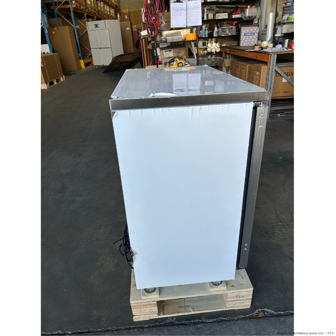 CLEARANCE - Thermaster Two Door Stainless Steel Bar Fridge/Cooler - SC248SG-QLD123