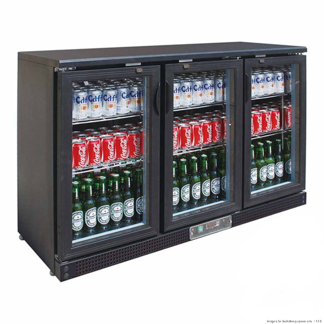 CLEARANCE - Thermaster Three Door Drink Bar Fridge/Cooler - SC316G-VIC1067