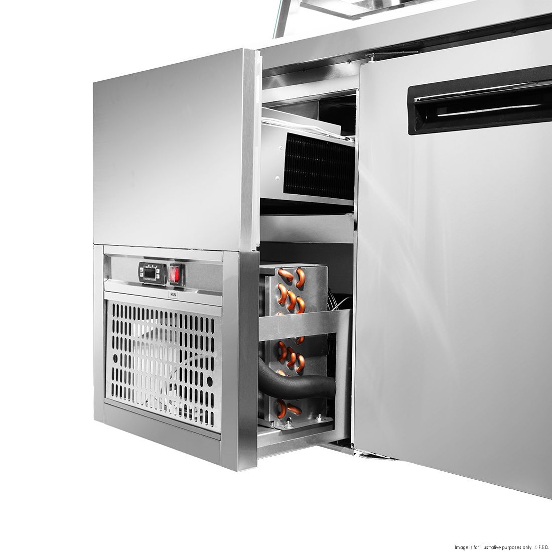 Thermaster Three Door Deluxe Sandwich Bar SCB/21