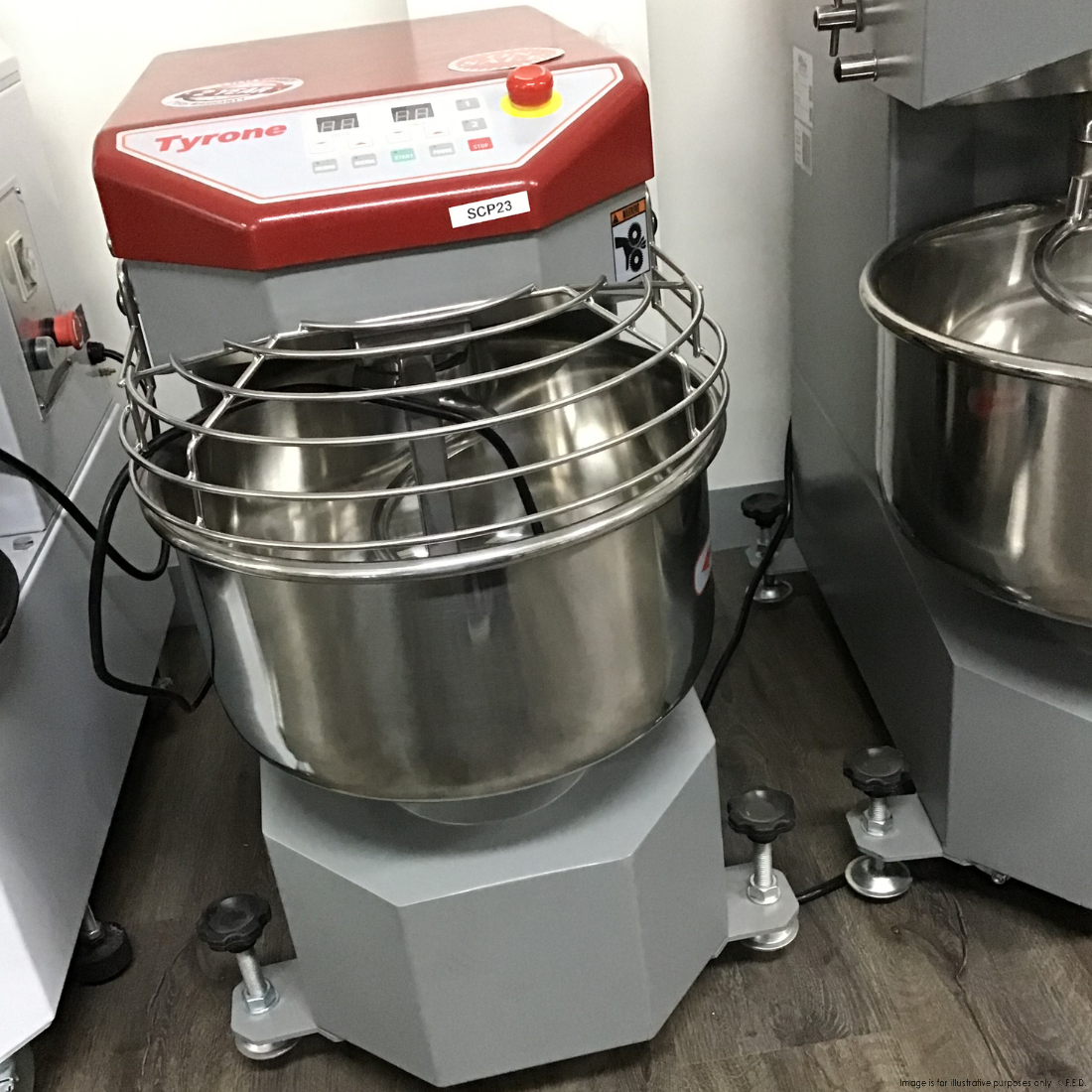 CLEARANCE - Tyron Fixed Head Heavy Duty 23L Spiral Mixer - SCP23-VIC1066