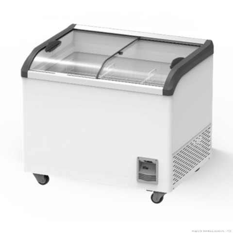 Thermaster Heavy Duty Supermarket Glass Sliding Lid Freezers 306L SD-306K