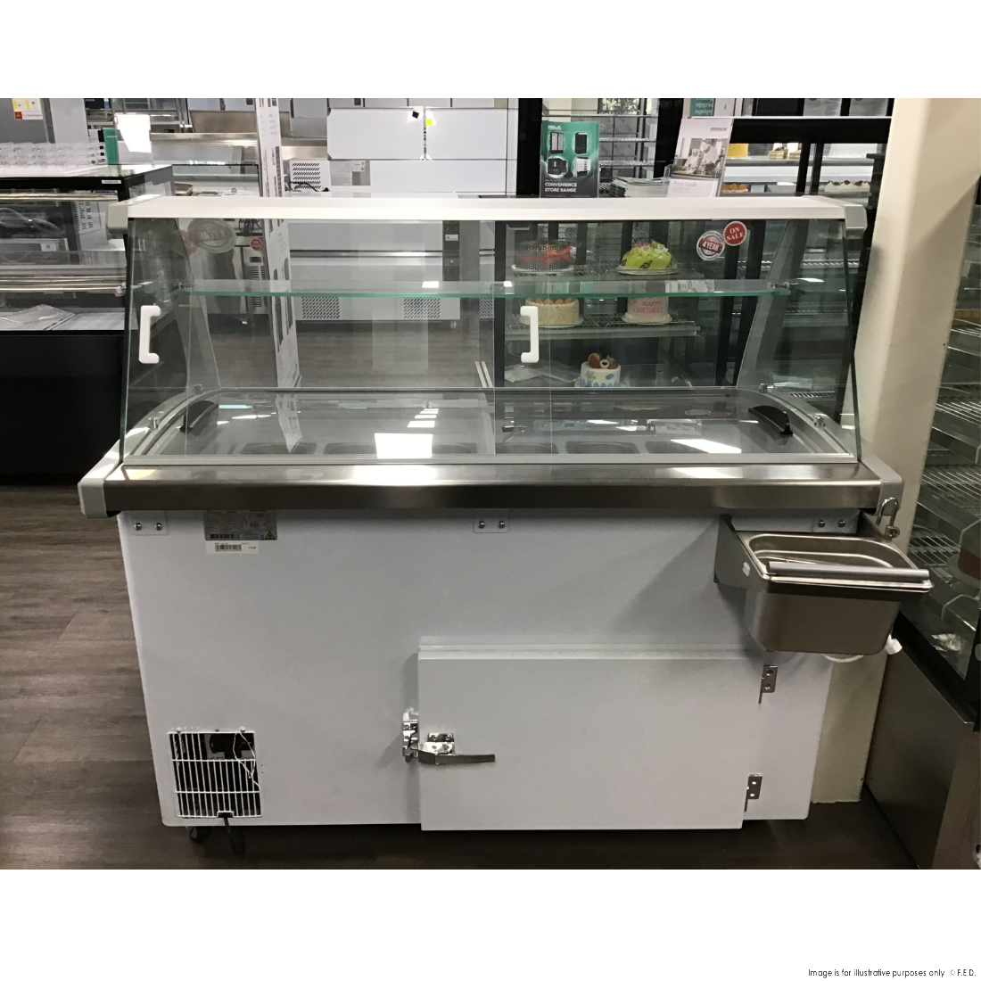 CLEARANCE - Thermaster 400L Gelato Display - SD-415P-VIC1070