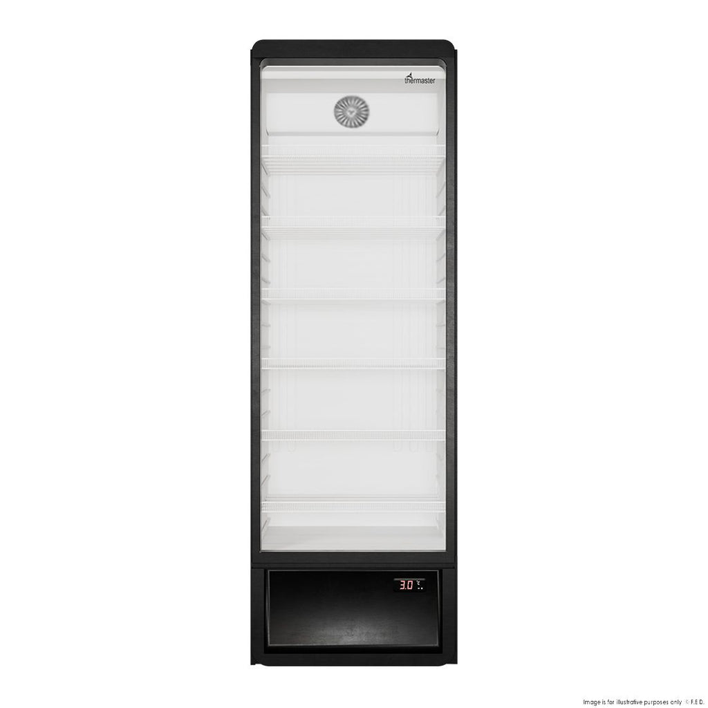 Thermaster Upright Glass Door Beverage Fridge SDC-258B
