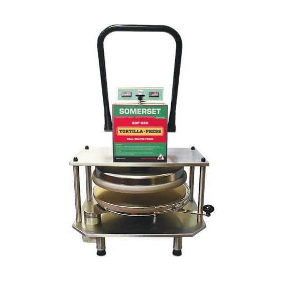 Somerset Adjustable Dual Heat Dough Press  - Up to 18" or 46cm Ø