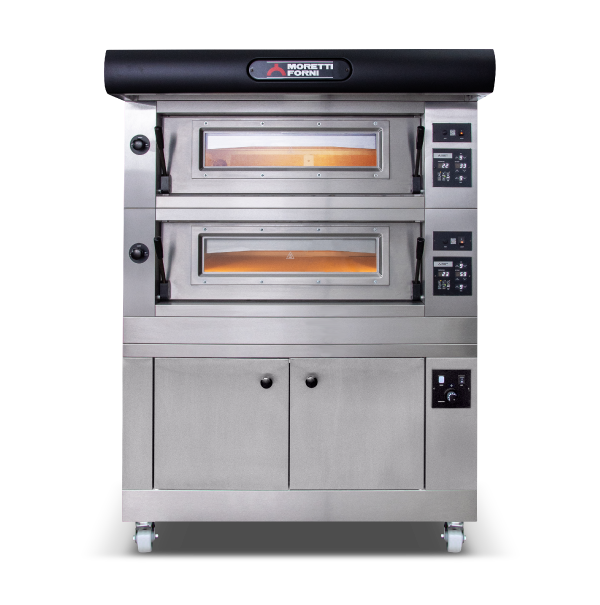 Moretti Forni Amalfi Double Deck Oven on Prover - 6 x 35cm Pizza - Chamber Size 650w x 1035d x 180h mm