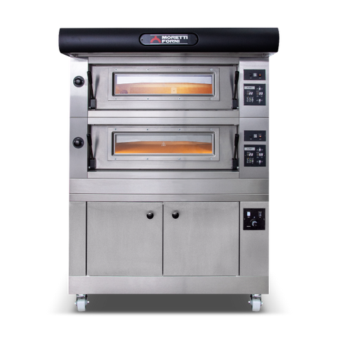 Moretti Forni Amalfi Double Deck Oven on Prover - 6 x 35cm Pizza - Chamber Size 650w x 1035d x 180h mm