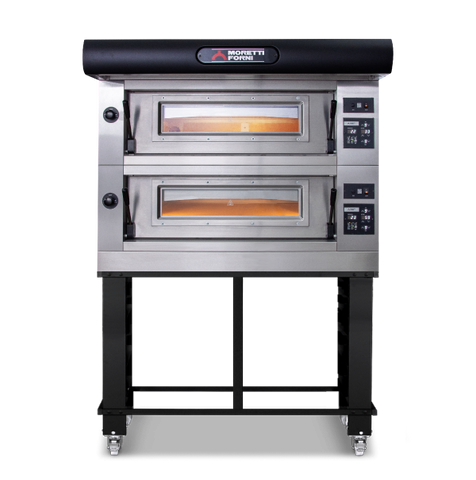 Moretti Forni Amalfi Double Deck Oven on Stand - 18 x 35cm Pizza