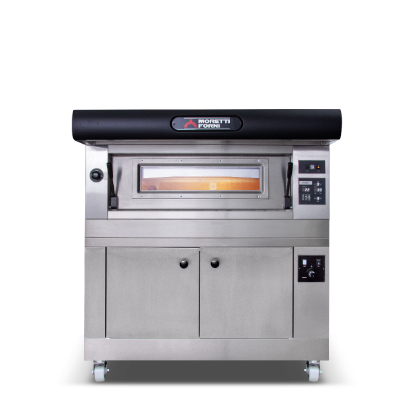 Moretti Forni Amalfi Single Deck Oven on Prover - 6 x 35cm Pizza - Chamber Size 950w x 735d x 180h mm