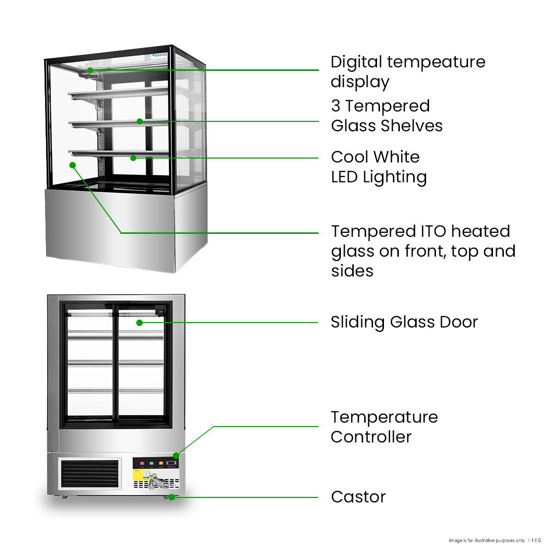Bonvue Bonvue Cake Display SF830V