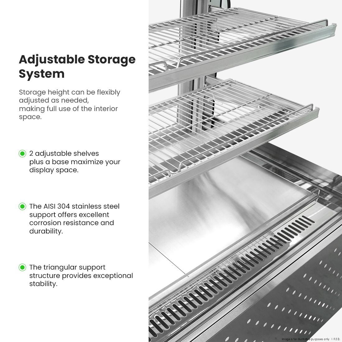 Bonvue Chilled Food Display SG120FA-2XB
