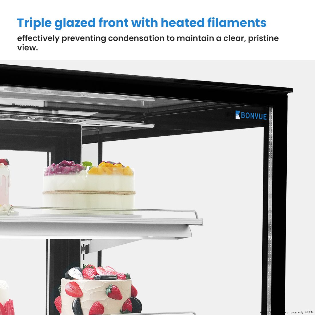 Bonvue Chilled Food Display SG150FA-2XB