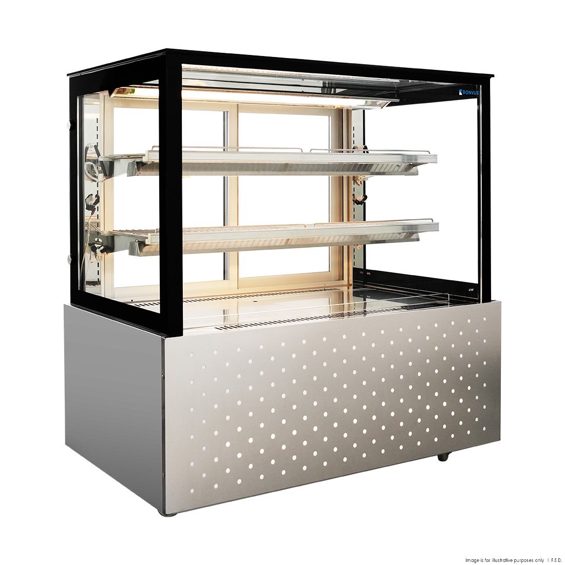 Bonvue Heated Food Display SG120FE-2XB