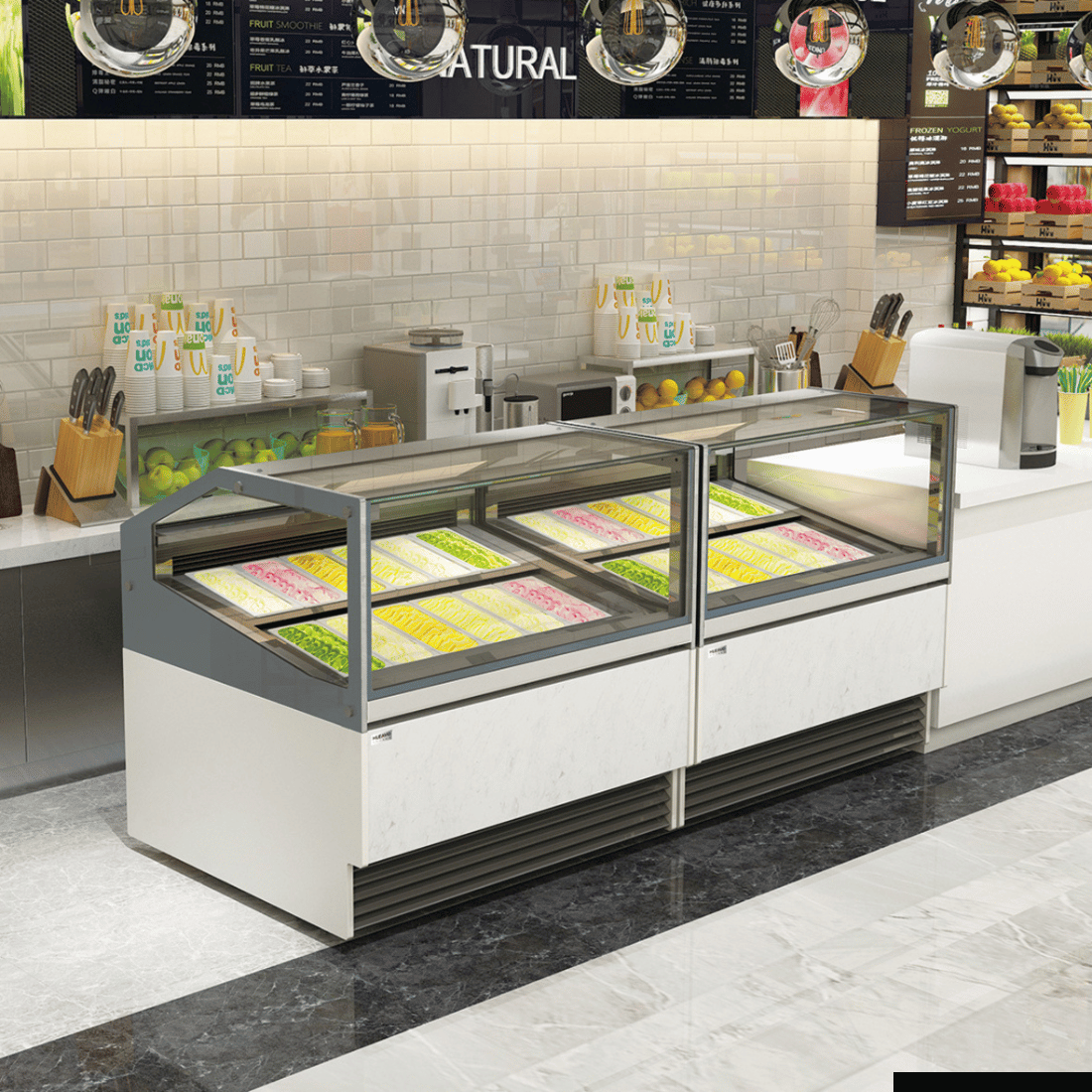 Bonvue  Gelato / Ice Cream Display Showcase SGD-18