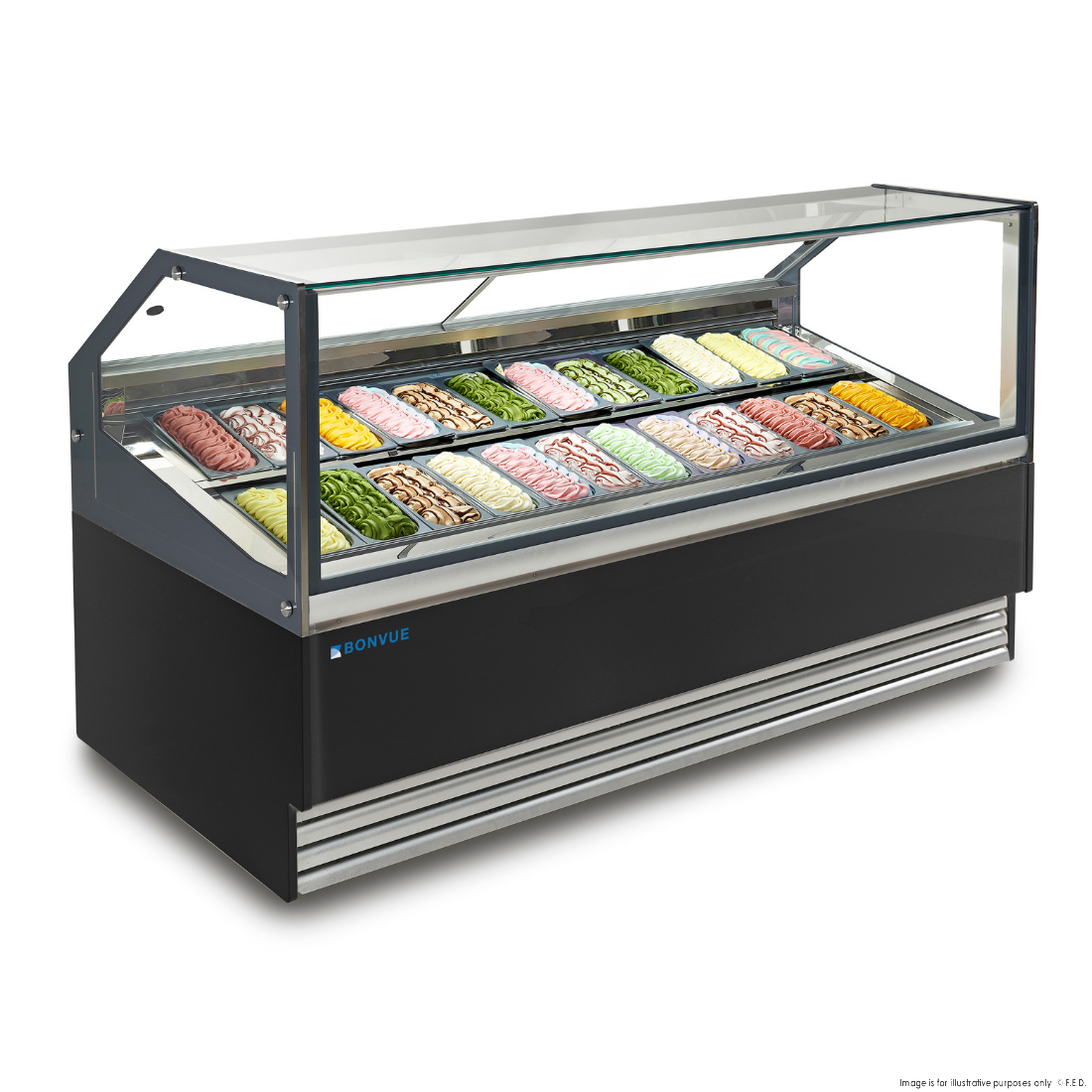Bonvue Gelato / Ice Cream Display Showcase - SGD-24B