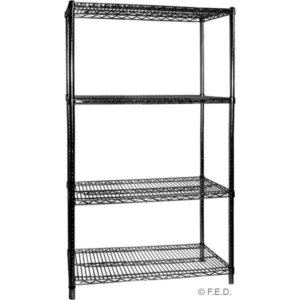 Modular Systems Four Tier Shelving - 610-1830mm Width