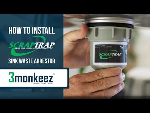 3Monkeez Sink Waste Arrestor (90mm) - SSBW