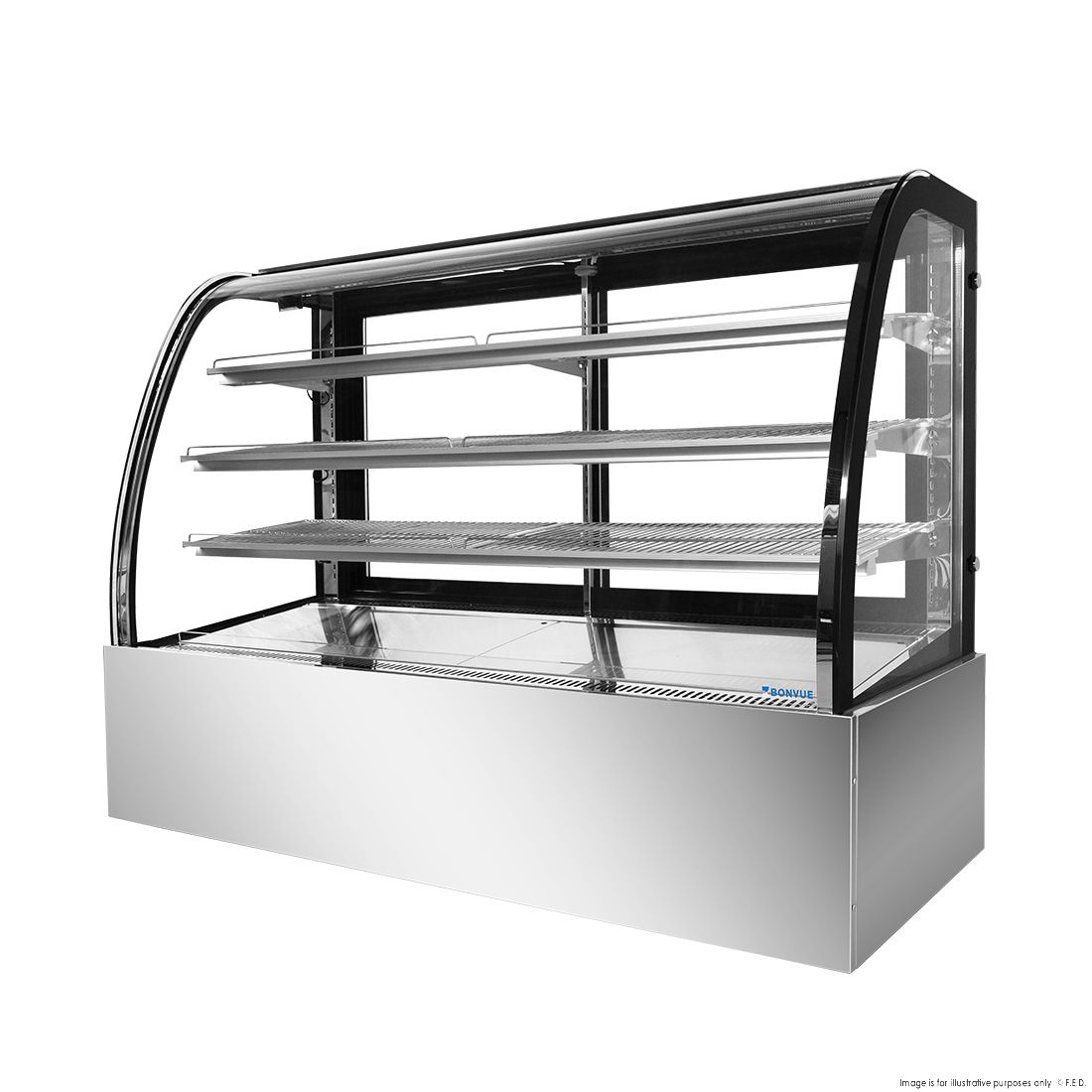 Bonvue Chilled Cake Showcase Food Display SL860