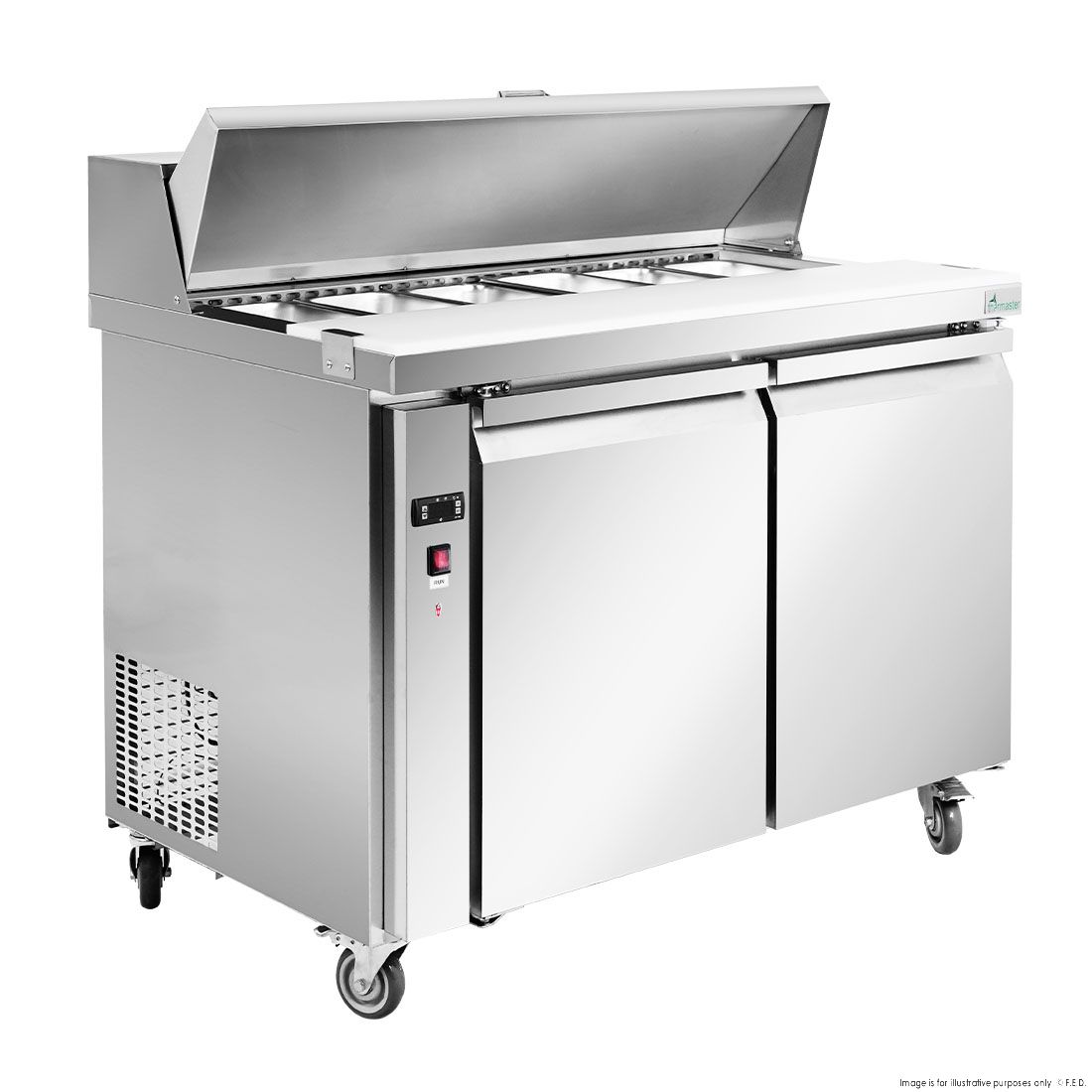 Thermaster Two Door Sandwich Bar SLB120