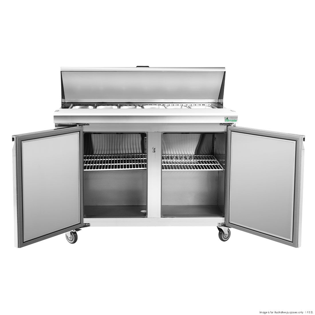 Thermaster Two Door Sandwich Bar SLB120