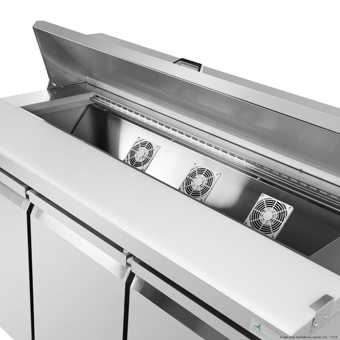 Thermaster Three Door Sandwich Bar SLB150