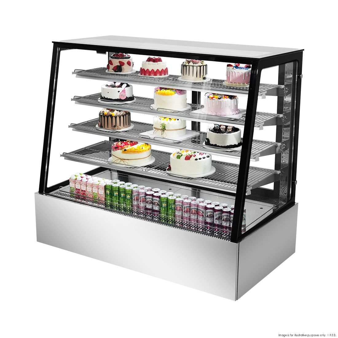 Bonvue Deluxe Chilled Display Cabinet SLP850C