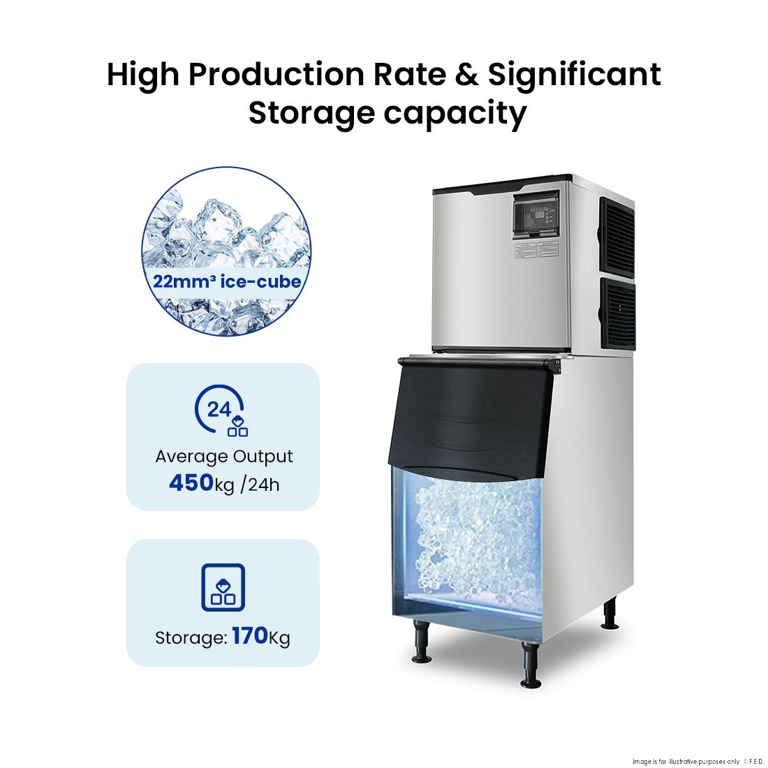 Blizzard Air-Cooled Ice Maker SN-1000P