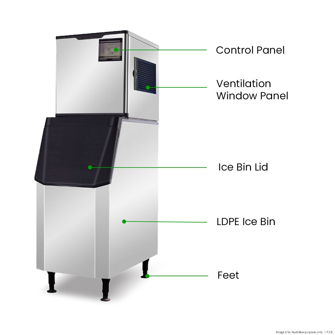 Blizzard Professional Ice Maker SN-145C