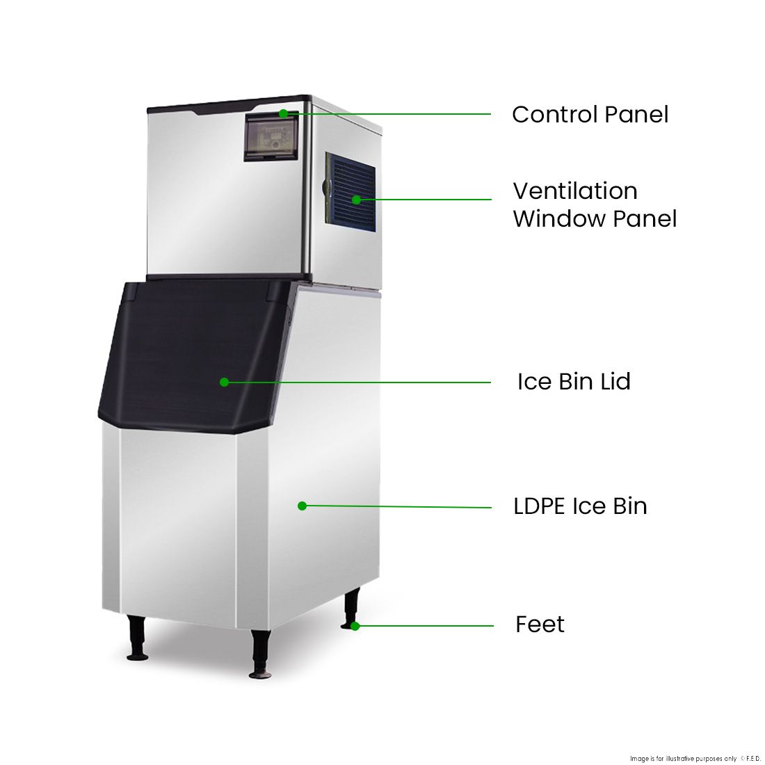 Blizzard Professional Ice Maker SN-280C