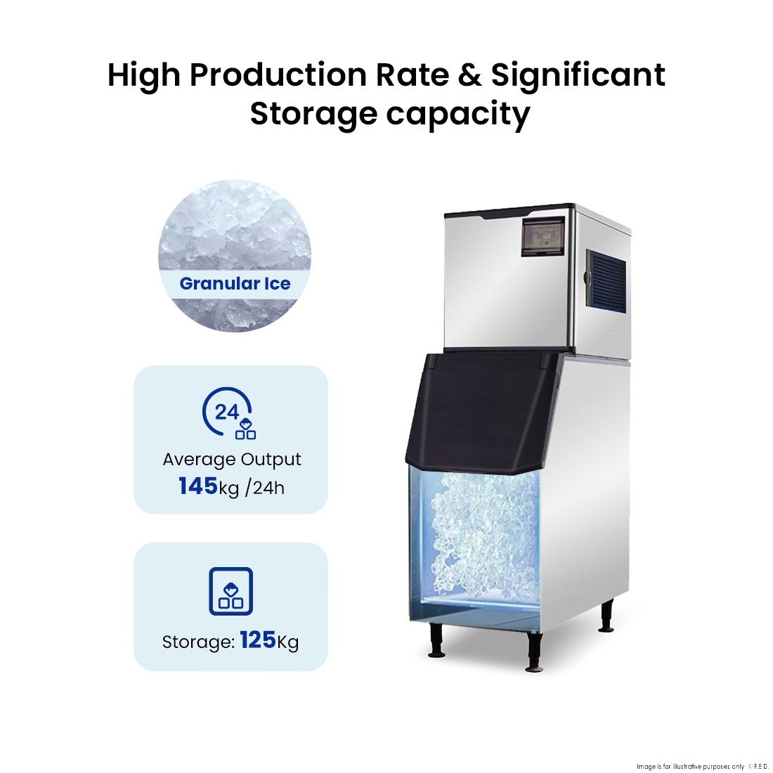 Blizzard Professional Ice Maker SN-280C