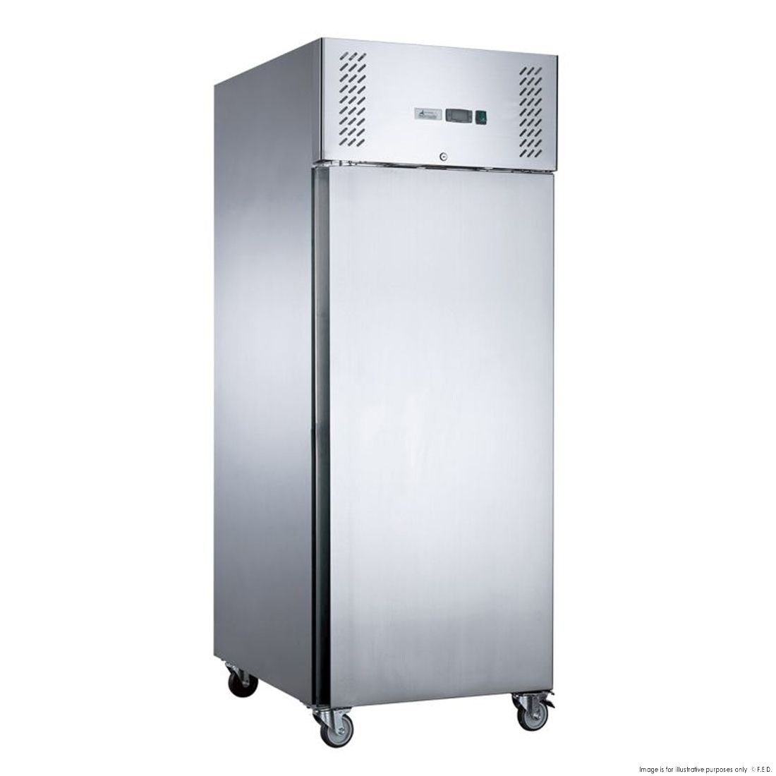 CLEARANCE - FED-X S/S Single Full Door Upright Freezer - XURF600SFV-NSW2146