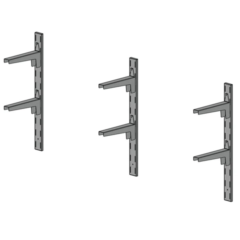 Simply Stainless Adjustable Wall Shelf Brackets Kit