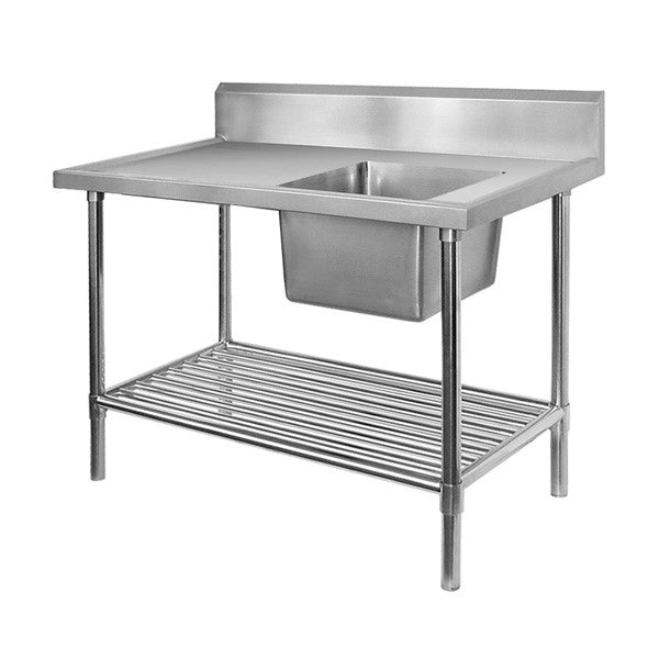 Modular Systems Single Right Sink Bench With Pot Undershelf