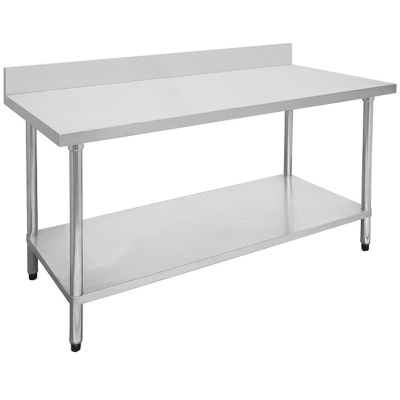 Modular Systems Eco 304 Stainless Steel Table With Splashback 300X700X900 0300-7-WBB